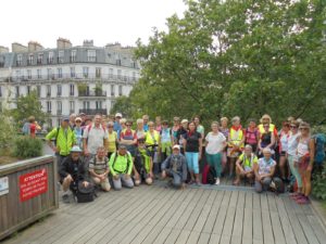 Terme d'une randonnée de 2 jours à Paris